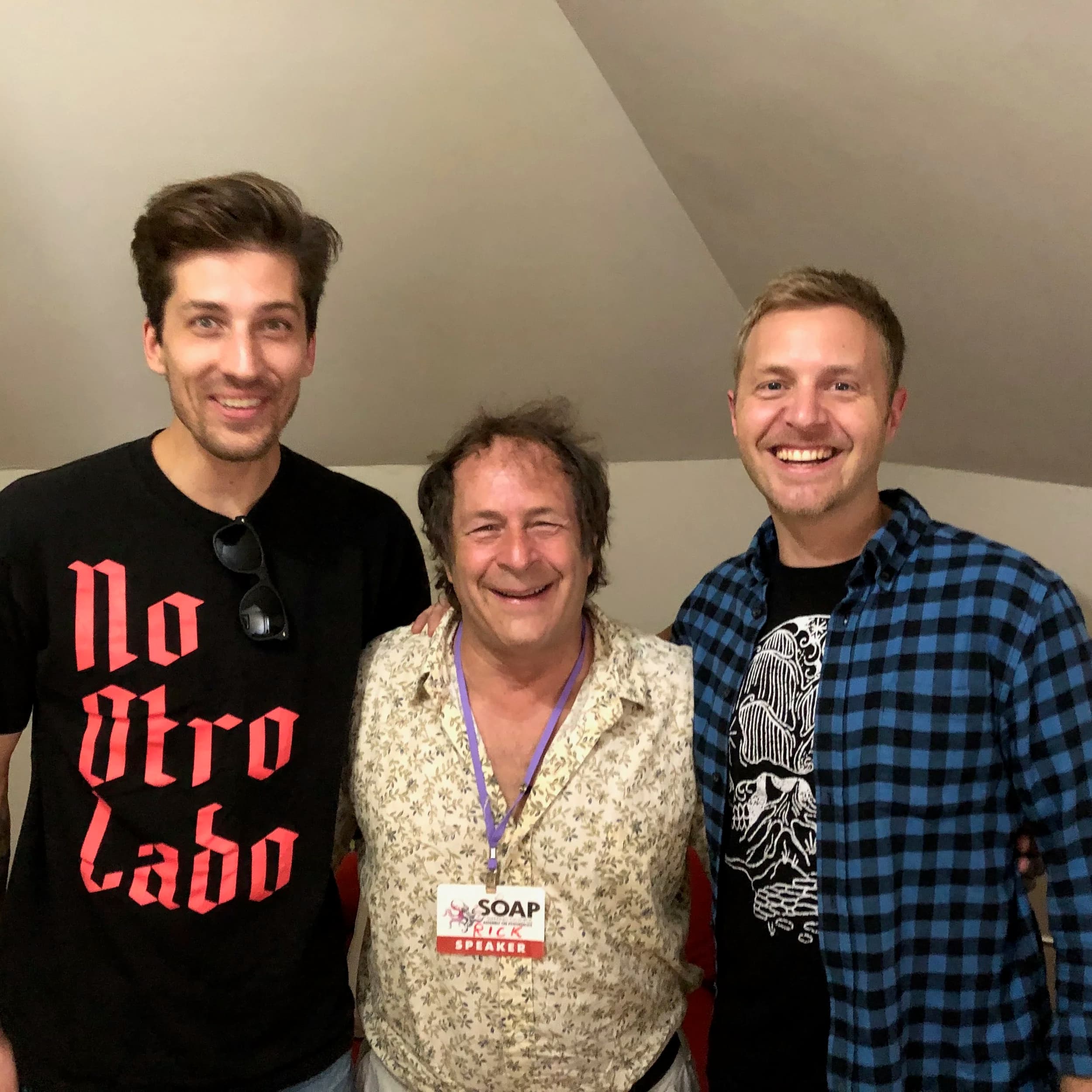 Rick Doblin, Ty McCloskey, and Joshua Graber at SOAP